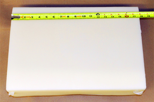 18 inches of rubber wax blend